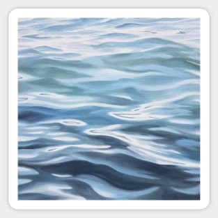 Diffusion - lake water painting Sticker